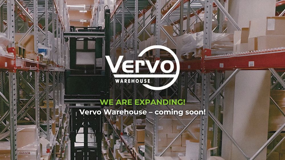 We are expanding! Vervo Warehouse – coming soon